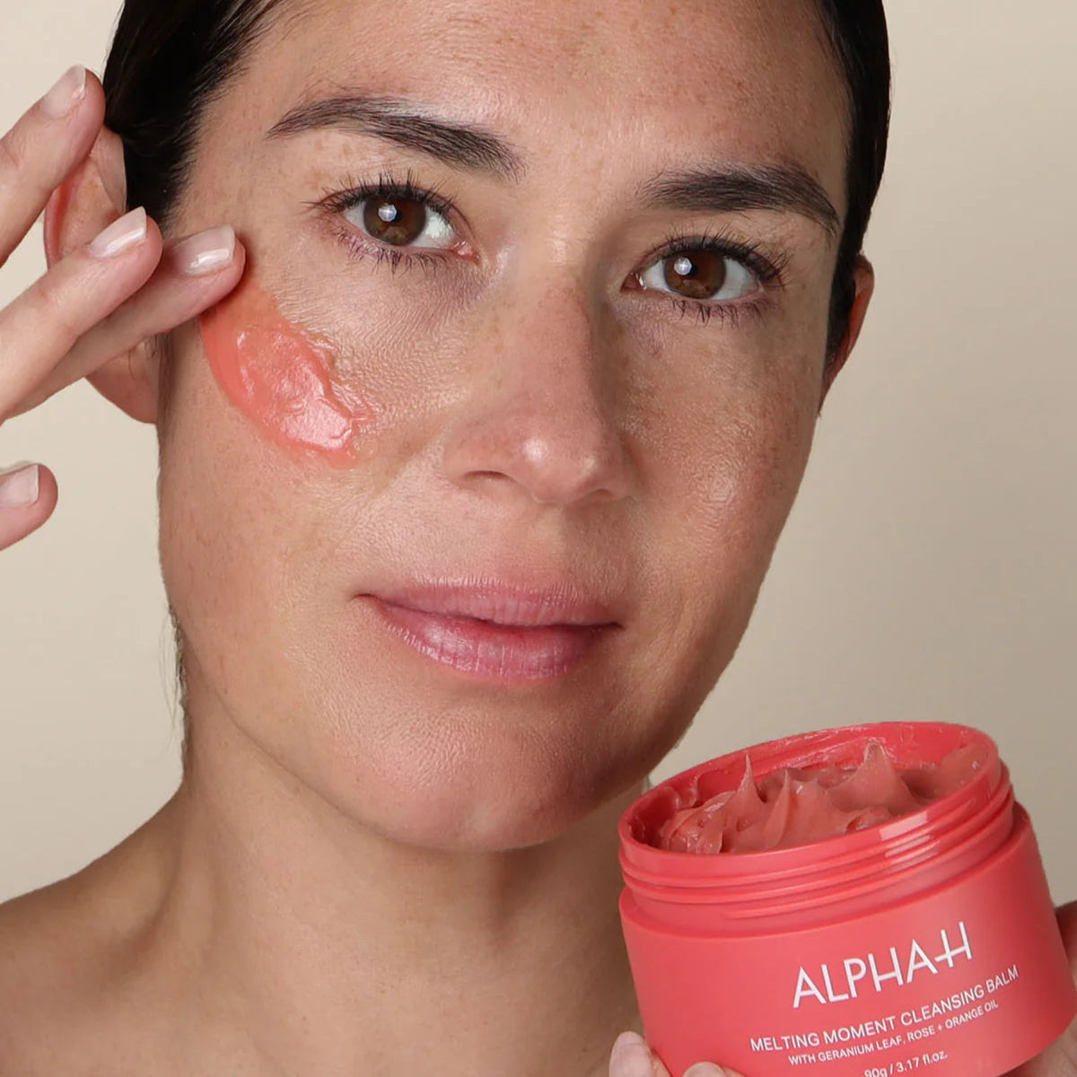 Alpha-H Melting Moment Cleansing Balm with Geranium Leaf, Rose + Orange Oil 90g (Limited Edition)