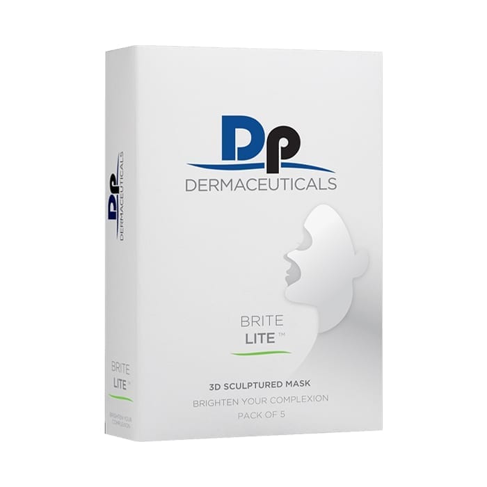 DP Dermaceuticals Brite Lite 3D Sculptured Mask 5PK