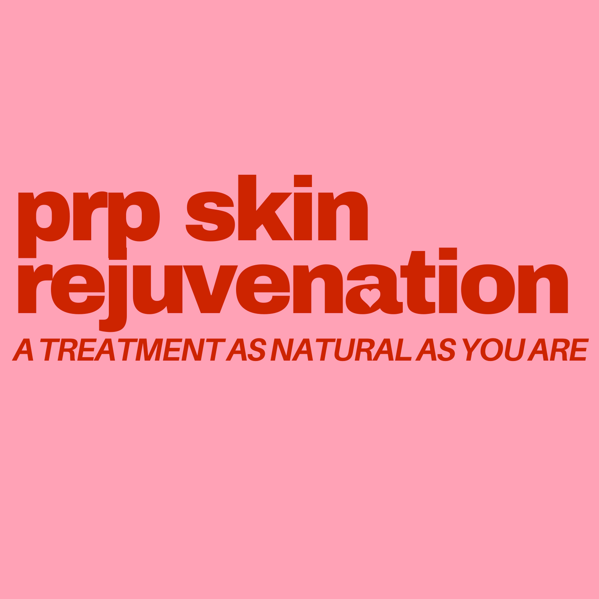 PRP Skin Rejuvenation Consult