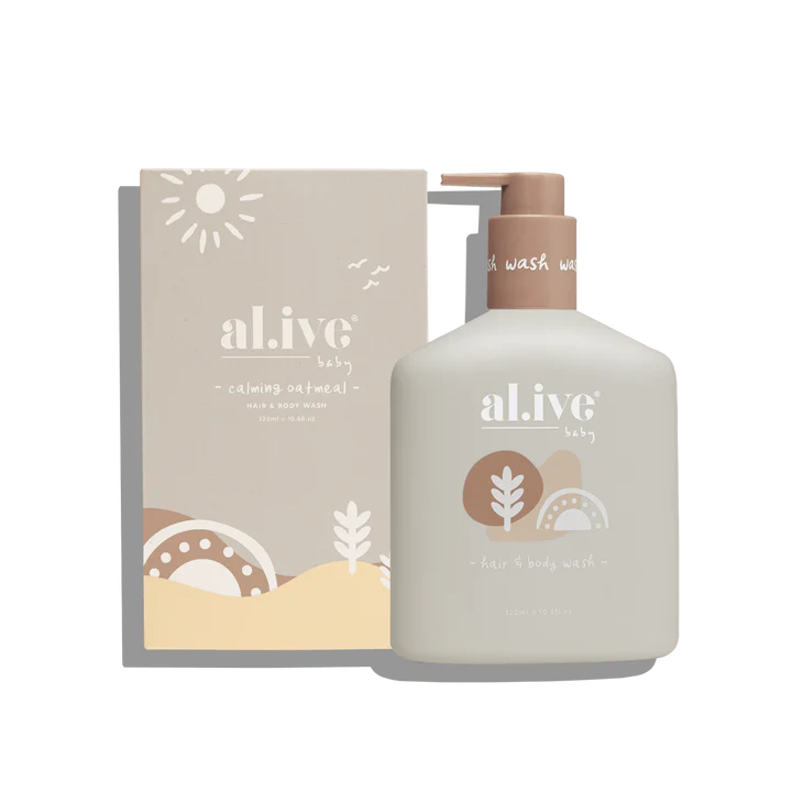 al.ive body Baby Hair &amp; Body Wash Calming Oatmeal 320ml