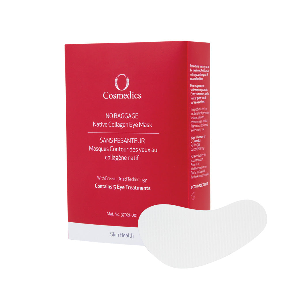 O Cosmedics No Baggage Native Collagen Eye Masks 5pk