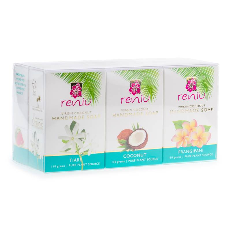 Pure Fiji Reniu 6pk 100g Soap Set