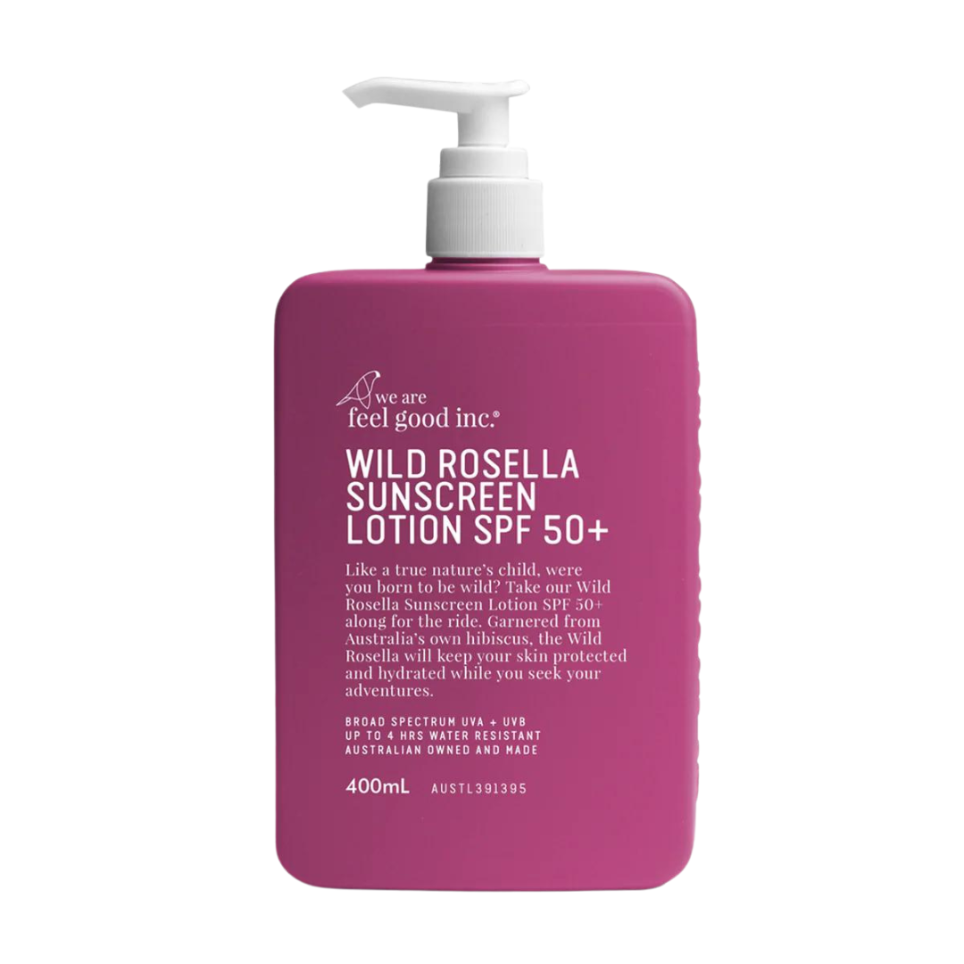 We Are Feel Good Wild Rosella Sunscreen SPF50+ 400ml