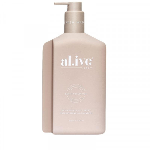 Alive Body Hand &amp; Body Wash - Applewood &amp; Goji Berry 500ml