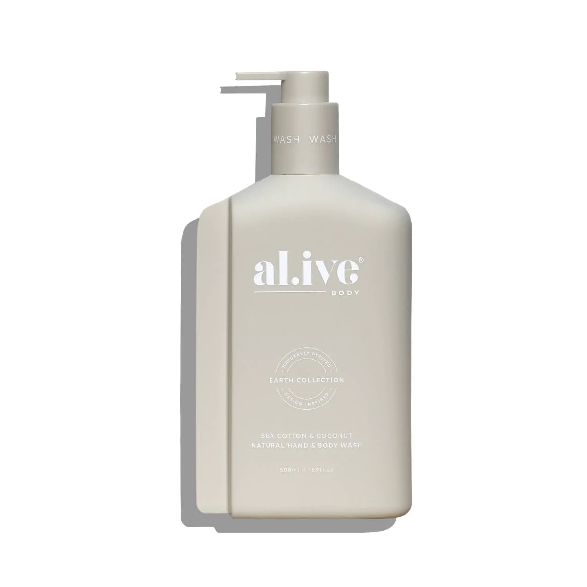 Alive Body Hand &amp; Body Wash - Sea Cotton &amp; Coconut 500ml